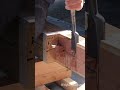 Joinery to repair an old, damaged post