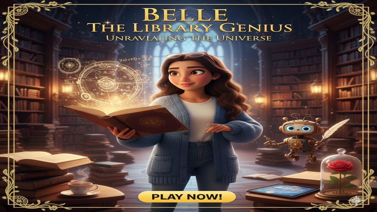 Library Genius 📖 Books Are Her Superpower! | Belle: The Library Genius - YouTube