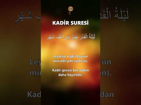 Kadir Suresi