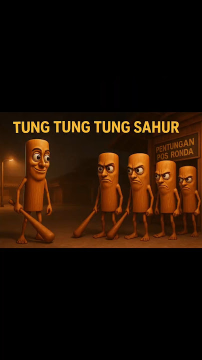 1 vs 4 TUNG TUNG SAHUR Battle 😱🔥 | Funny Showdown at Pos Ronda! #shorts #trending #drk_gaming_777