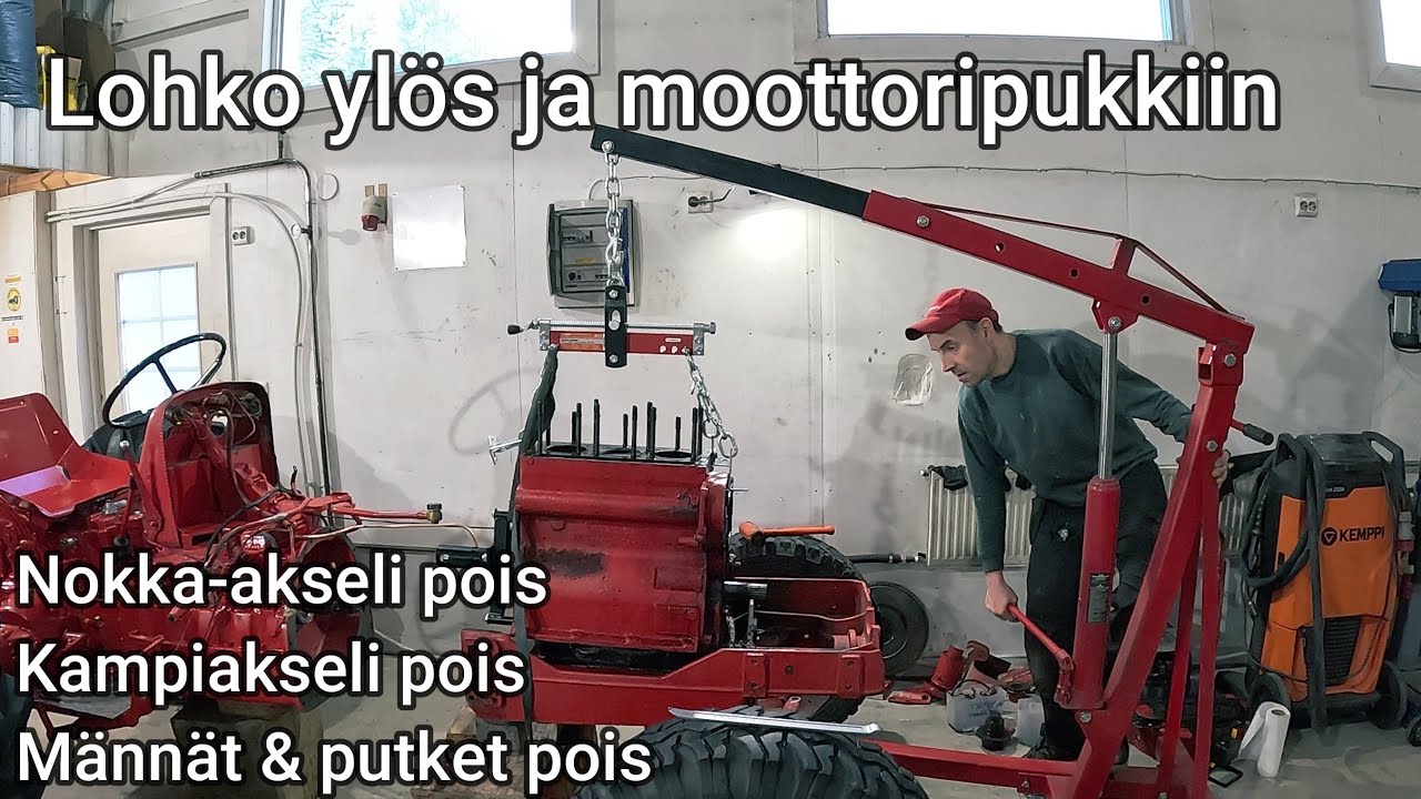 Valmet 565.2 - Moottorin purku #2/2 | Onko Kansi Rikki?