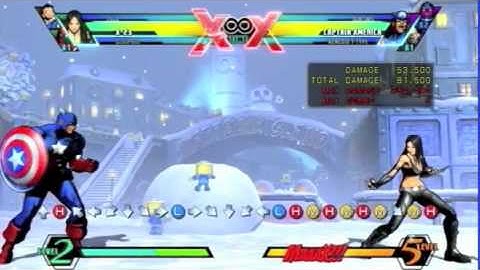 UMvC3 - X-23, the dash-through: solo 50-50 mixup