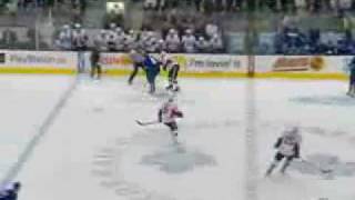 Mark Bell annihilates Daniel Alfredsson