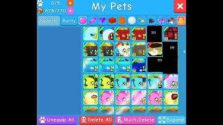Getting donated pets in Bubblegum Simulator! (PART 5)