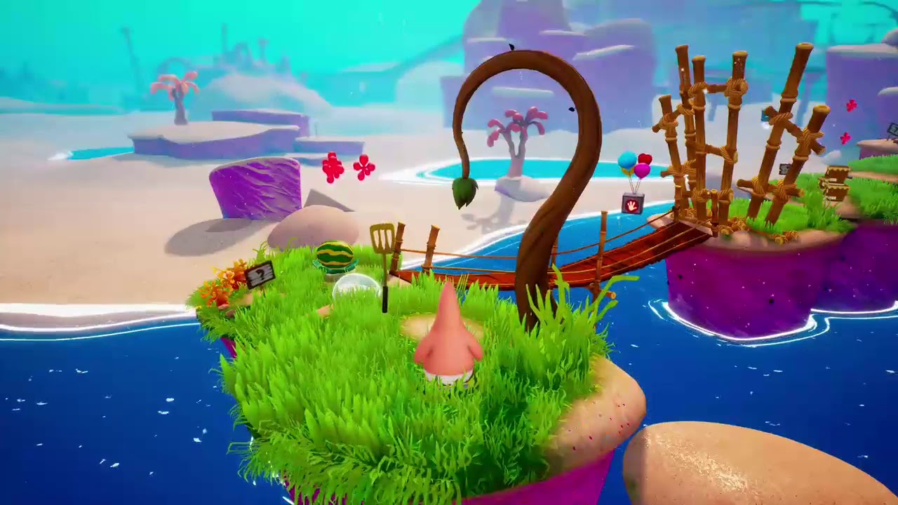 Spongebob Squarepants Battle for Bikini Bottom Rehydrated Patrick gets