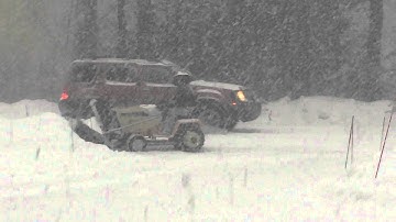Cub Cadet 1711 with Model 364 Blower