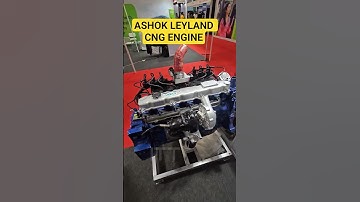 Ashok leyland bus Diesel engine converted into Cng engine #cng #bus #diesel #engine