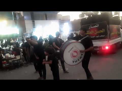 موكب شهيد الجمعة في تقاطع الرايات بوابة الناصرية المشاية 7 صفر 2022