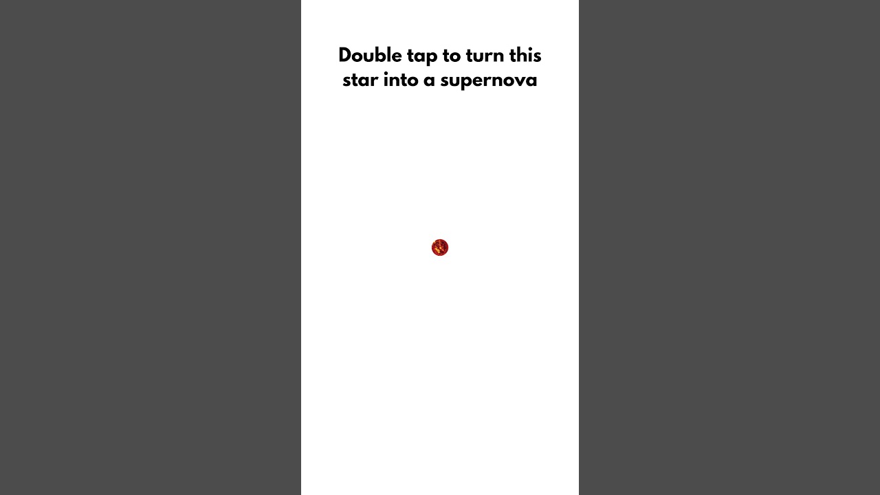 Turn the red supergiant into a supernova #physics #shorts