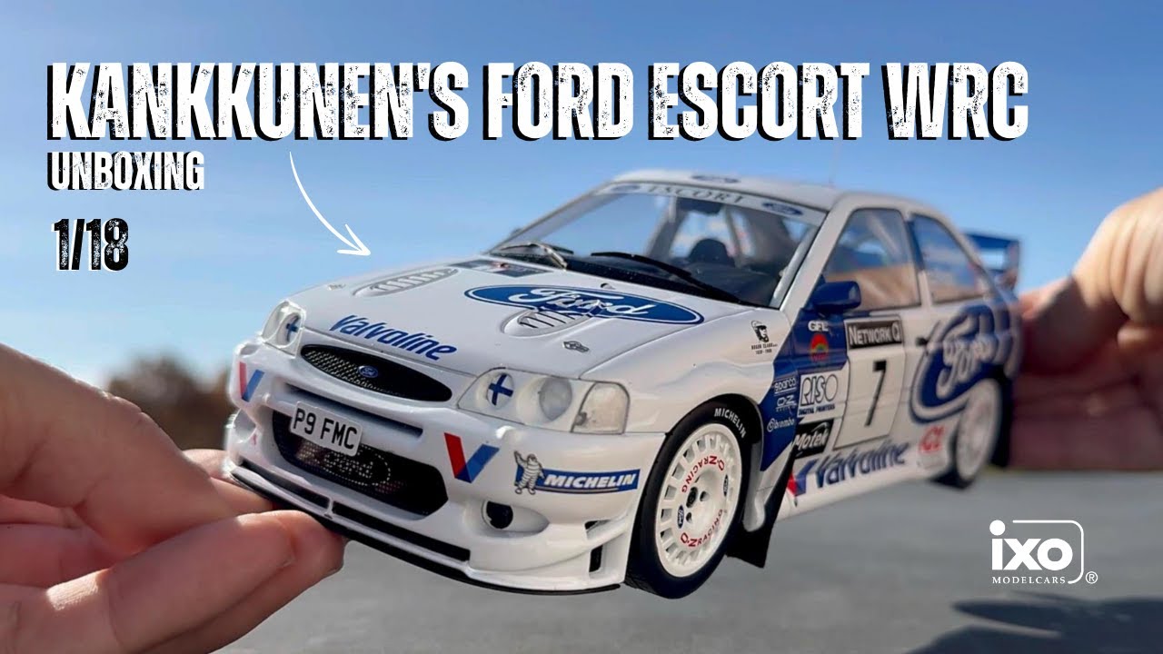 UNBOXING Kankkunen's Ford Escort WRC - 1/18 - YouTube