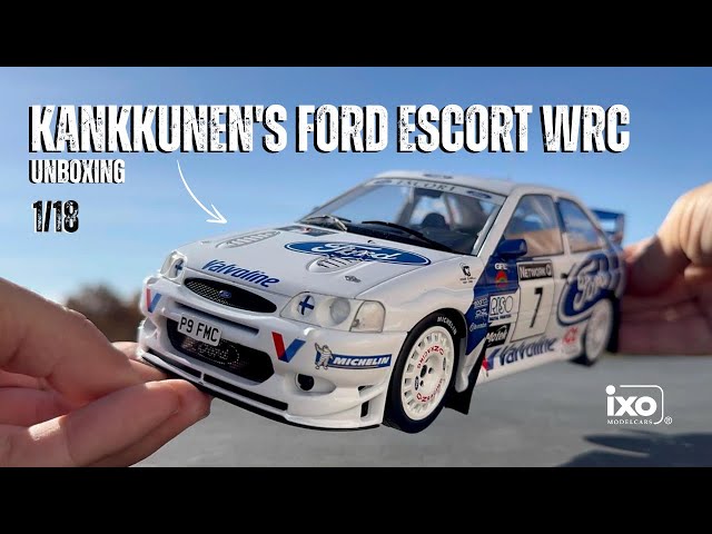 UNBOXING Kankkunen's Ford Escort WRC - 1/18 - YouTube