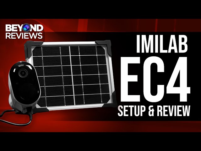 Cámara de Seguridad exterior imilab EC4 - placa solar - batería