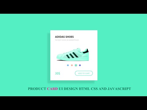 How To Product Card Design Using HTML  CSS  and JavaScript  || Card Design In HTML & CSS