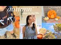 cozy autumn vlog🍂🕯️| pumpkin patch, spooky party, making pinterest snacks