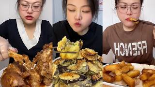 Mukbang food challeng new with real sound #d9mukbang #mukbang screenshot 3
