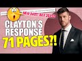 Bachelor Clayton&#39;s LEGAL TEAM RESPONDS With 71 Page Doc - FULL OF TEA