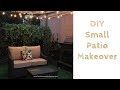 DIY SMALL PATIO MAKEOVER (BEFORE AND AFTER TOUR)