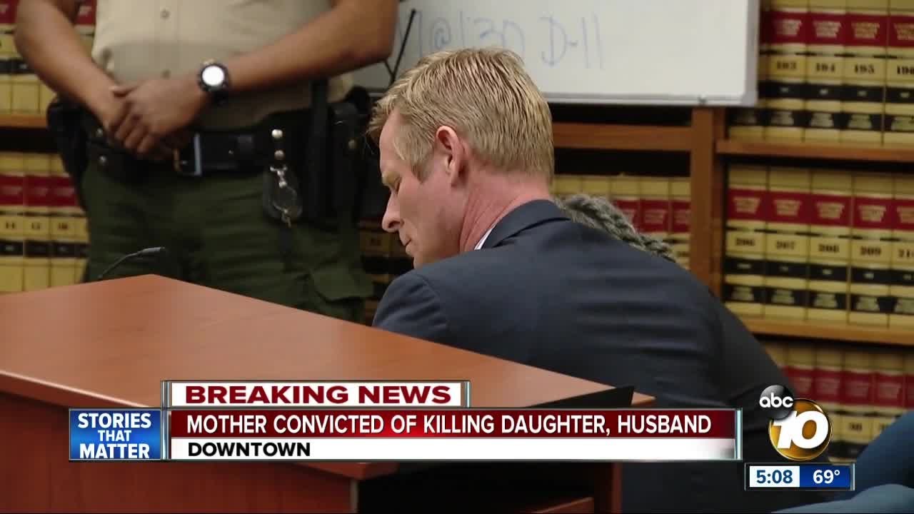 Mother convicted of killing husband, daughter - YouTube