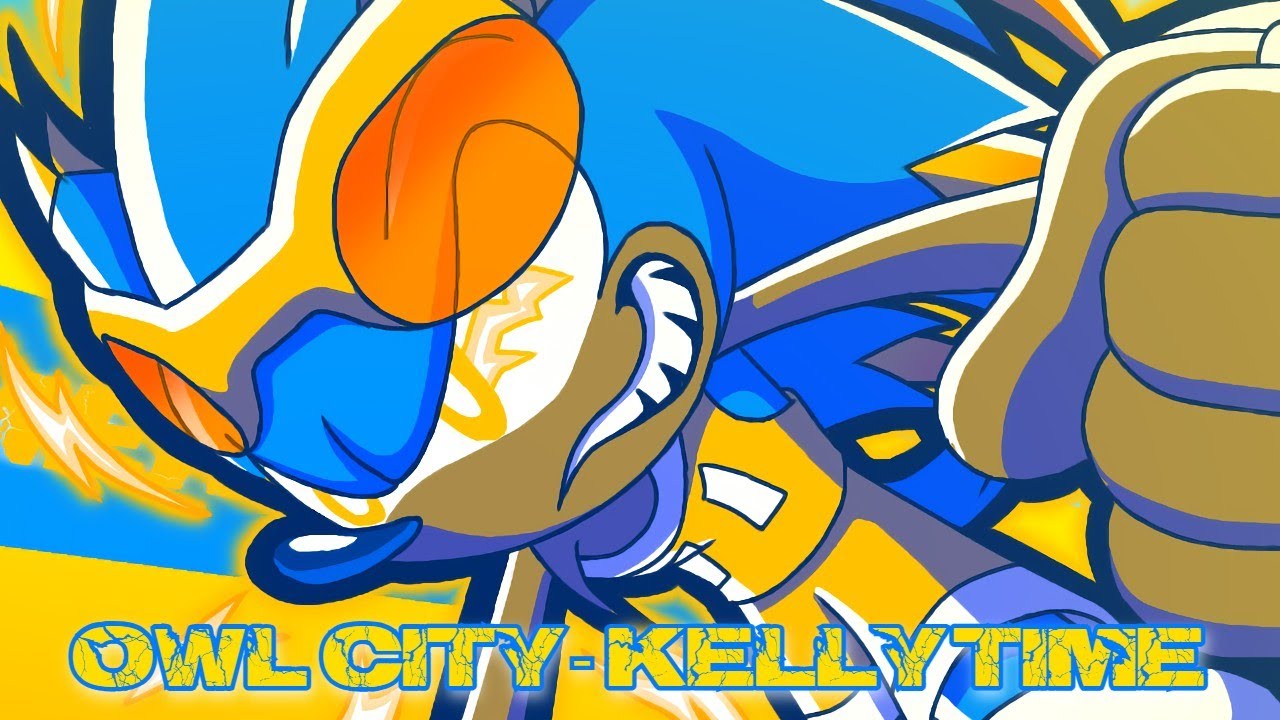 BlueBolt the Hedgehog (Sonic OC) - Owl City ~ Kelly Time - YouTube