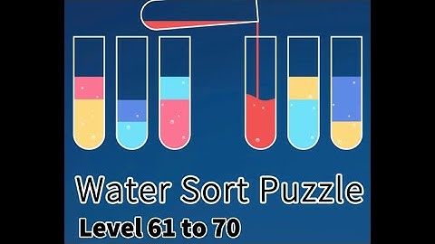 Water Sort Puzzle - Level 61 to 70