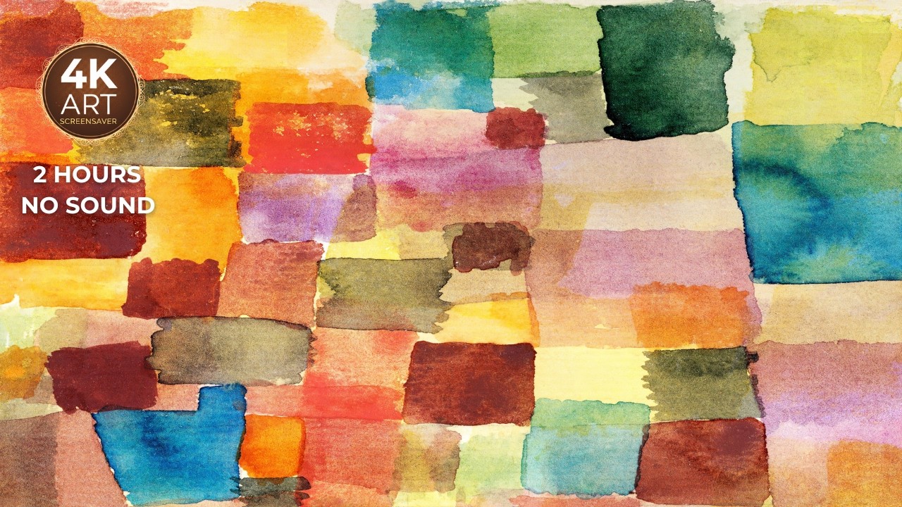 Paul Klee: The Rhythm of Color 🎨 4K Art Screensaver (2 Hours)