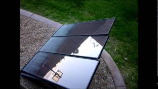 DIY SOLAR PANEL setup for 55 Watt panels - Coleman 55W Solar Back-Up Kit