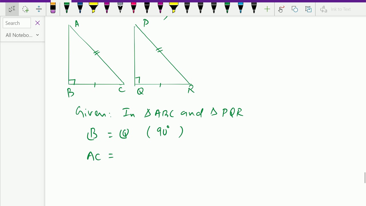Euclid geometry : - ( Criteria of congruent triangles ) - 22. - YouTube