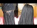 Box braids on extremely short less than 1 inch twa | 4c hair