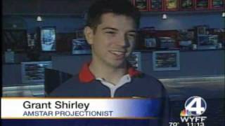 WYFF News 4 Coverage at AmStar Cinemas in Anderson, SC for Star Wars Release