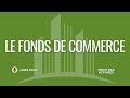 Le fonds de commerce en droit