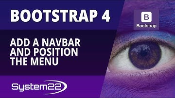 Bootstrap 4 Basics Add A Navbar And Position The Menu