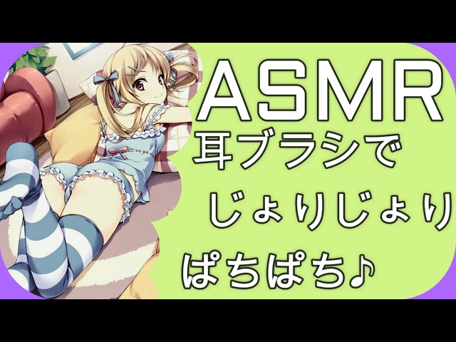 ASMR 耳ブラシ Ear cleaning