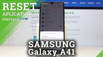 How to Reset App Preferences in SAMSUNG Galaxy A41 – Reset App Settings