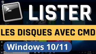 Comment lister les disques et les partitions avec CMD sous Windows 