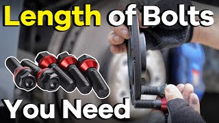 What Length Wheel Bolts Do You Need to Fit with 2022 BMW 5 Series 10mm Wheel Spacers? | BONOSS