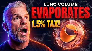 Terra Luna Classic UPDATE! LUNC volume EVAPORATES because of 1 5% TAX!