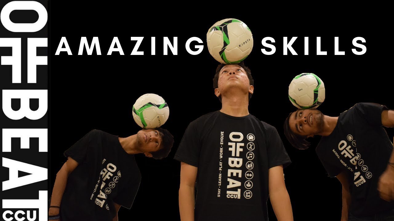 AMAZING FOOTBALL SKILLS | skillzNgigglez X OFFBEAT CCU