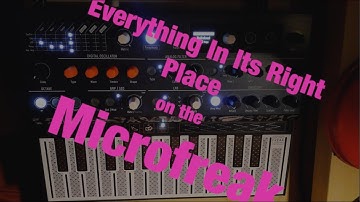 Everything In Its Right Place on the Microfreak
