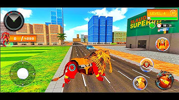 Formula Car Robot Transform - Flying Dragon Robot - Android Gameplay