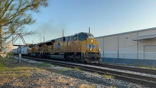 EB UP Mixed Freight Train @ Lamar St. | San Antonio, TX