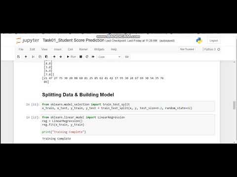 TS1-GRIP-Task-1 Score Prediction Using Supervised Learning.