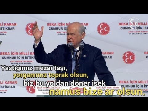 Yastığımız mezar taşı, yorganımız toprak olsun, biz bu yoldan döner isek namus bize ar olsun.