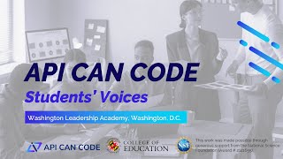 API Can Code - Students' Voices