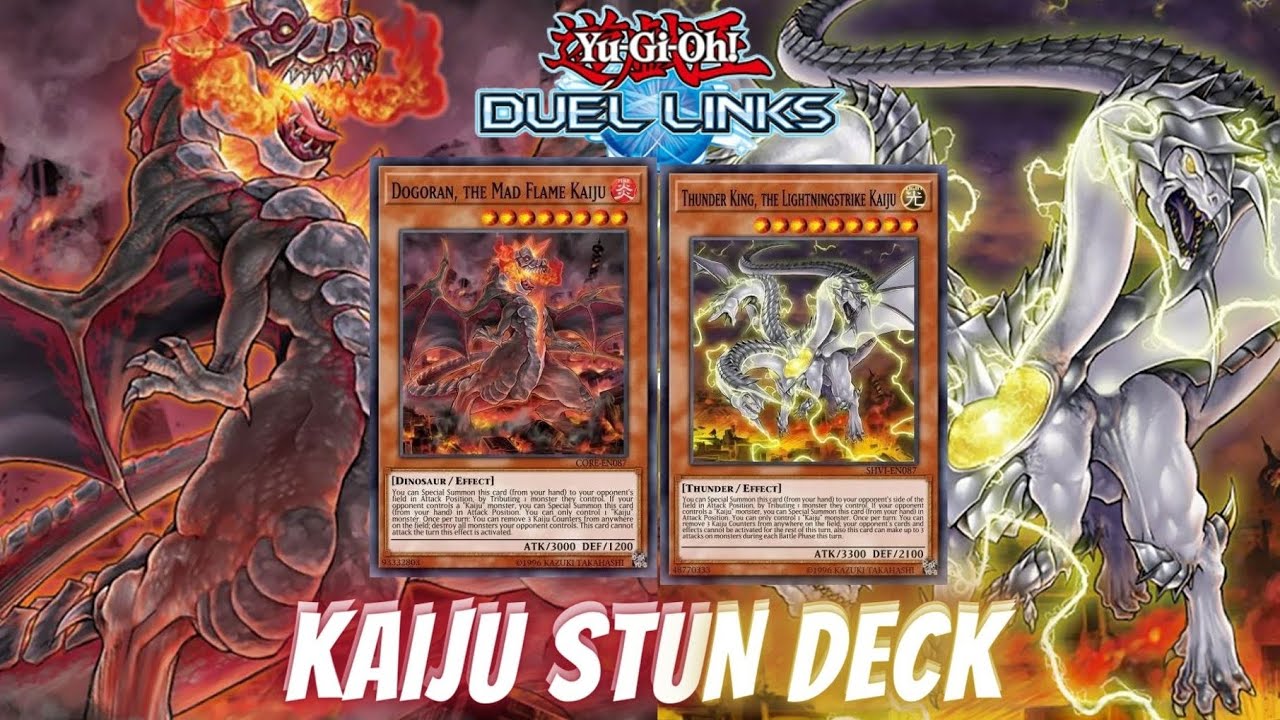 Easy to Use Kaiju Stun Deck Ranked Duels + Deck