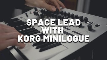 Space Lead with Korg Minilogue + Valhalla DSP | Analog Synth Demo