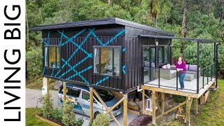 Stunning Modern Small Home Made From 3 x 20ft Shipping Containers