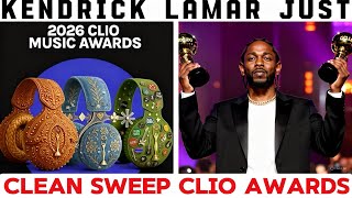 Kendrick Lamar Just Clean Sweep  2026 CLIO Awards With THREE WINS 