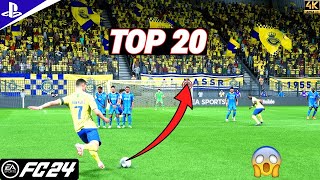 FC 24 | TOP 20 FREE KICK GOALS COMPILATION PS5 GAMEPLAY