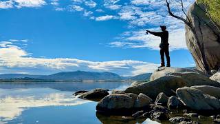 Really fun BASS FISHING at San Diego County's prettiest lake!