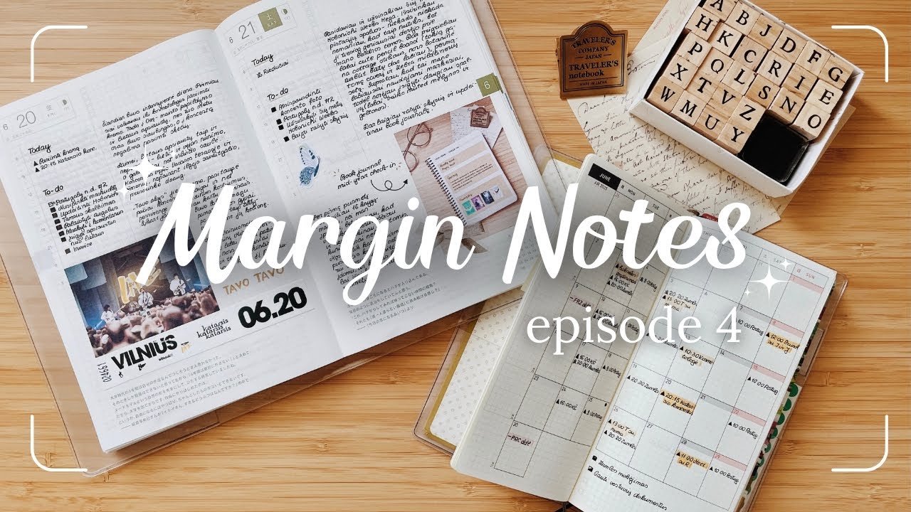 Margin Notes | ep 4. ✷ Hobonichi Weeks unboxing, June Cousin flip-through